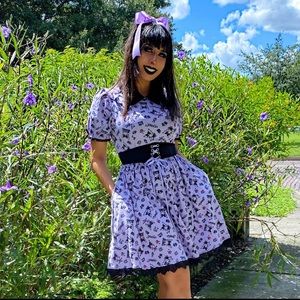 Kuromi crystal ball Lolita lace dress